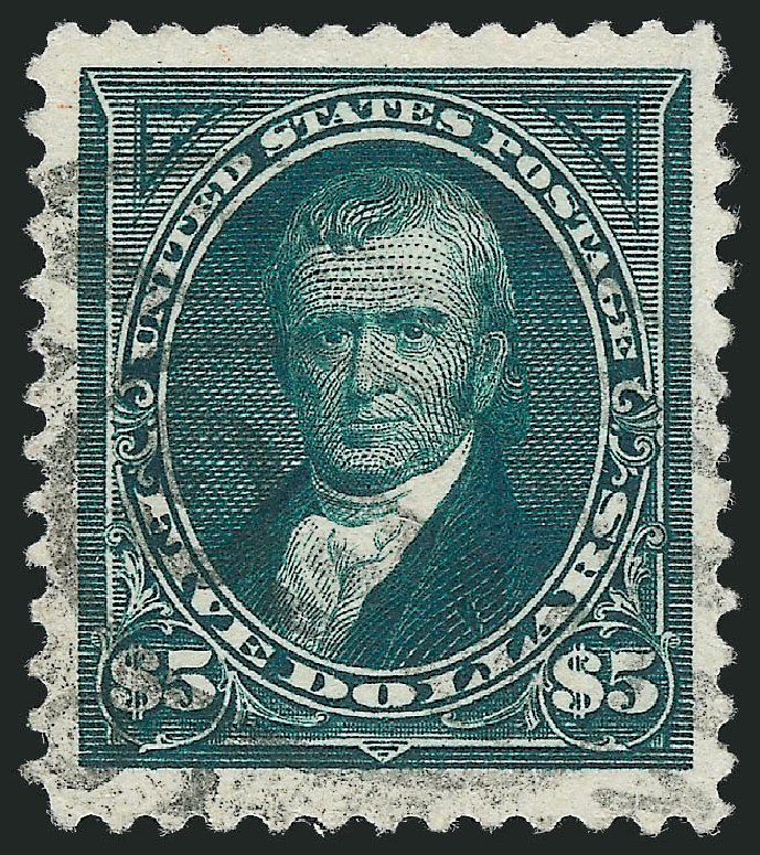 Value of US Stamp Scott Catalogue # 263 - US$5.00 1894 Marshall. Robert Siegel Auction Galleries, Dec 2013, Sale 1062, Lot 448