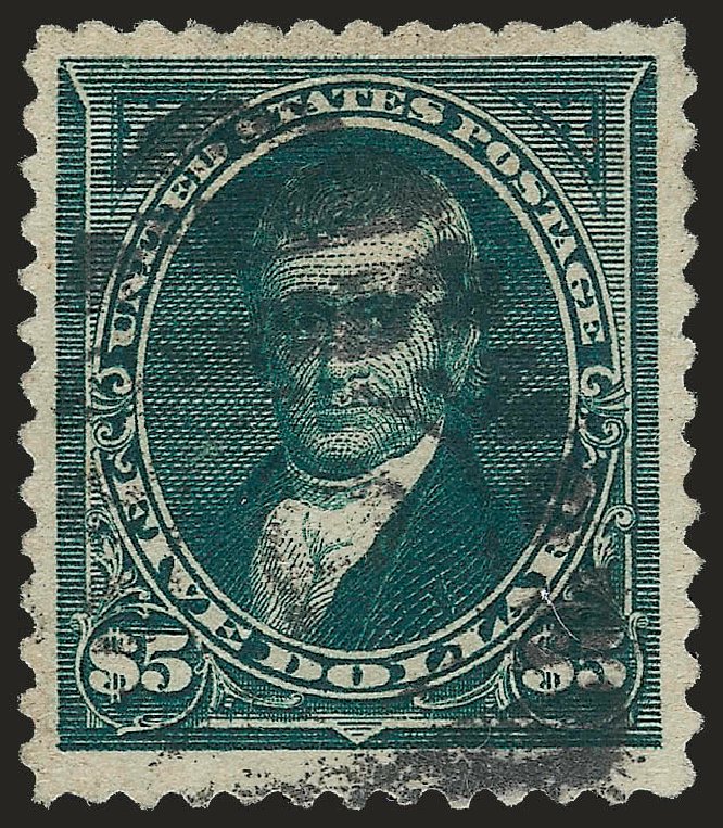 Value of US Stamp Scott Catalog #263: US$5.00 1894 Marshall. Robert Siegel Auction Galleries, Apr 2010, Sale 984, Lot 658
