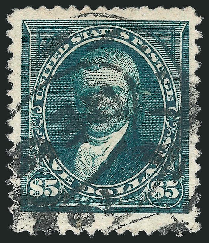 US Stamp Values Scott Catalog 263 - US$5.00 1894 Marshall. Robert Siegel Auction Galleries, Oct 2012, Sale 1032, Lot 3379