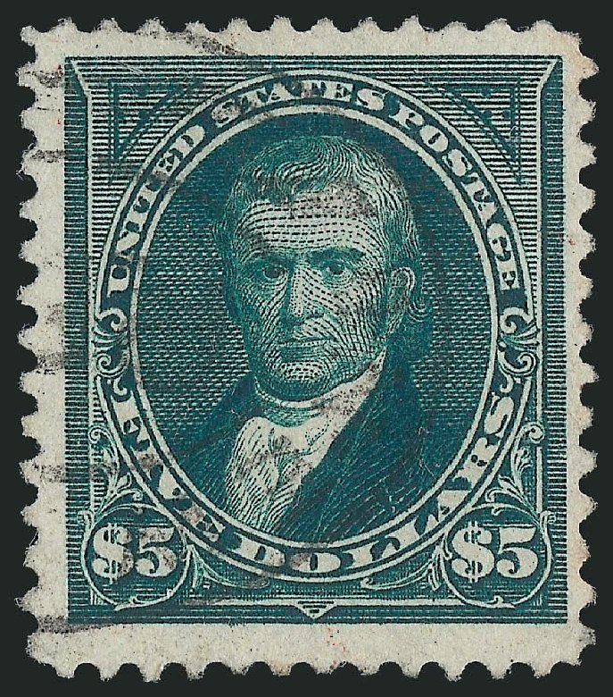 Prices of US Stamps Scott Catalogue #263: 1894 US$5.00 Marshall. Robert Siegel Auction Galleries, Jul 2013, Sale 1050, Lot 399
