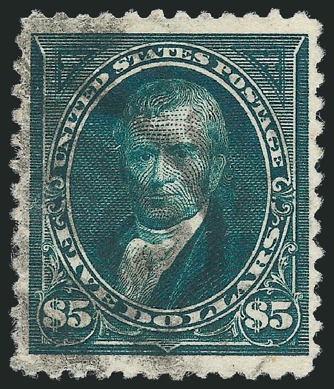 Cost of US Stamps Scott Cat. # 263: US$5.00 1894 Marshall. Robert Siegel Auction Galleries, Oct 2011, Sale 1014, Lot 1600
