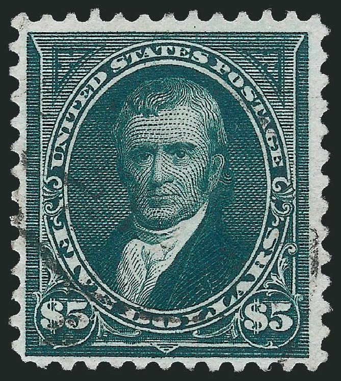 Values of US Stamps Scott # 263 - US$5.00 1894 Marshall. Robert Siegel Auction Galleries, Jul 2013, Sale 1050, Lot 400