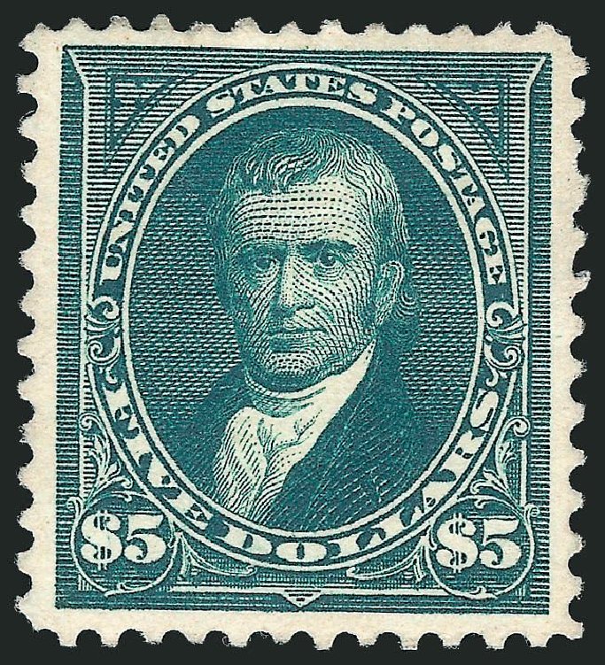 Price of US Stamps Scott Cat. 263: 1894 US$5.00 Marshall. Robert Siegel Auction Galleries, Mar 2014, Sale 1067, Lot 1264
