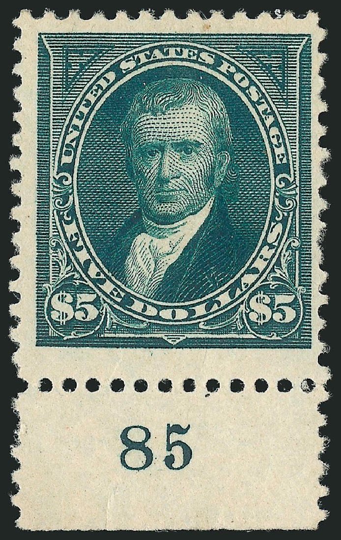 Prices of US Stamps Scott # 263 - US$5.00 1894 Marshall. Robert Siegel Auction Galleries, Jul 2014, Sale 1077, Lot 195
