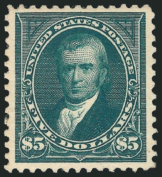 US Stamp Value Scott 263: US$5.00 1894 Marshall. Robert Siegel Auction Galleries, Mar 2012, Sale 1019, Lot 593