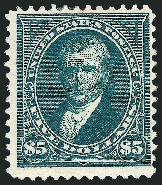 Costs of US Stamps Scott Cat. #263: 1894 US$5.00 Marshall. Robert Siegel Auction Galleries, Mar 2012, Sale 1021, Lot 463