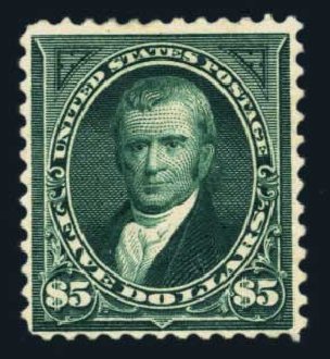 US Stamps Price Scott Catalogue # 263: 1894 US$5.00 Marshall. Harmer-Schau Auction Galleries, Aug 2014, Sale 102, Lot 1896