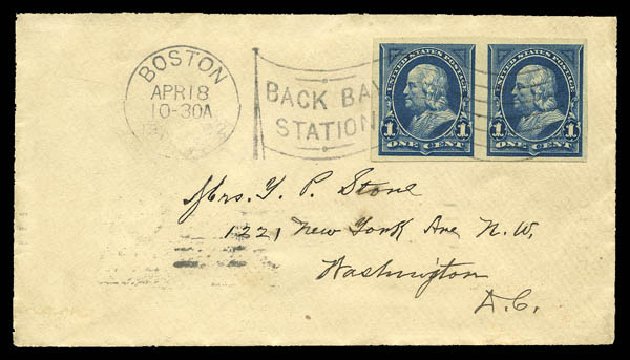 Value of US Stamp Scott Catalog 264 - 1c 1895 Franklin. Matthew Bennett International, Feb 2015, Sale 351, Lot 149