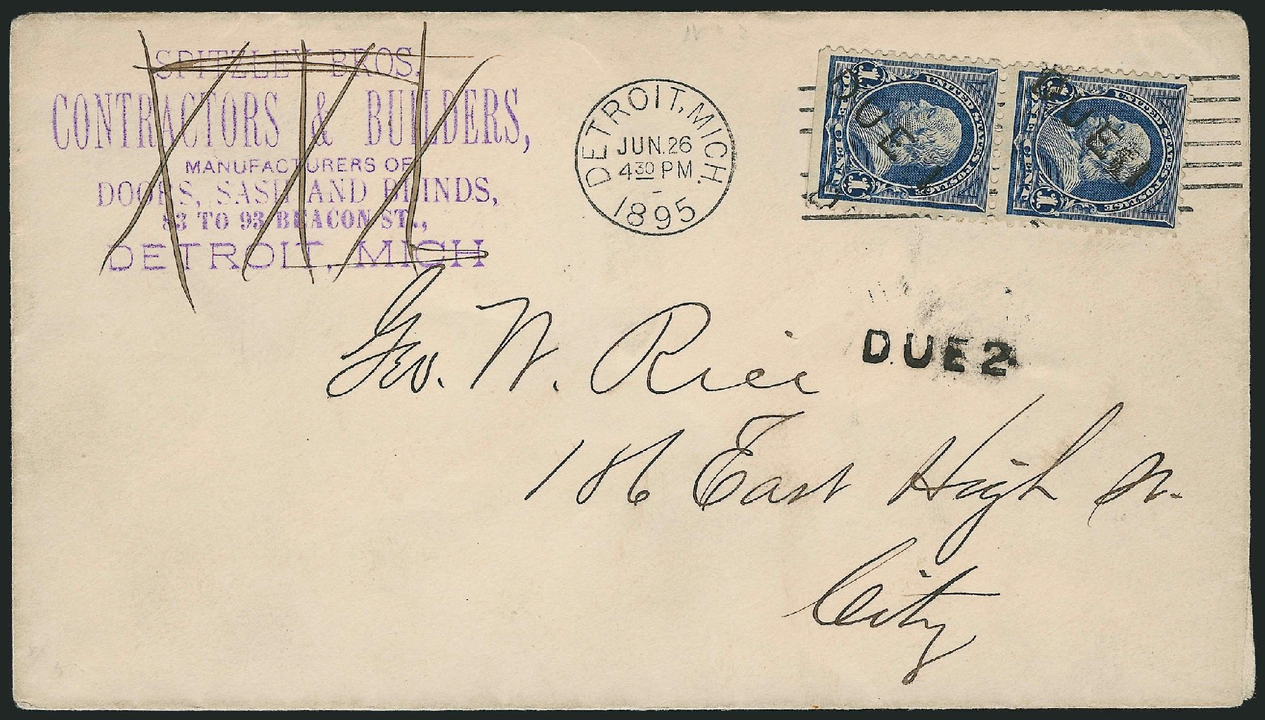 Value of US Stamp Scott Catalogue #264: 1895 1c Franklin. Robert Siegel Auction Galleries, Dec 2009, Sale 977, Lot 550