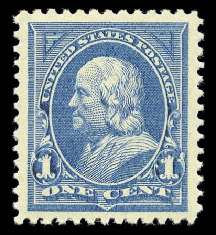 Prices of US Stamps Scott Catalog # 264: 1895 1c Franklin. Matthew Bennett International, Sep 2010, Sale 333, Lot 3681