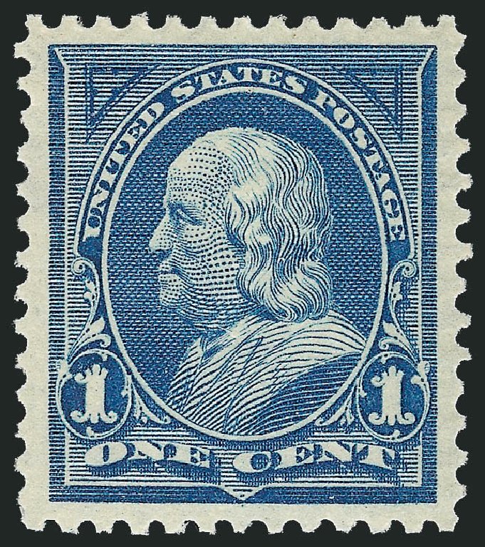 US Stamps Prices Scott Catalog 264 - 1c 1895 Franklin. Robert Siegel Auction Galleries, Feb 2010, Sale 983, Lot 164