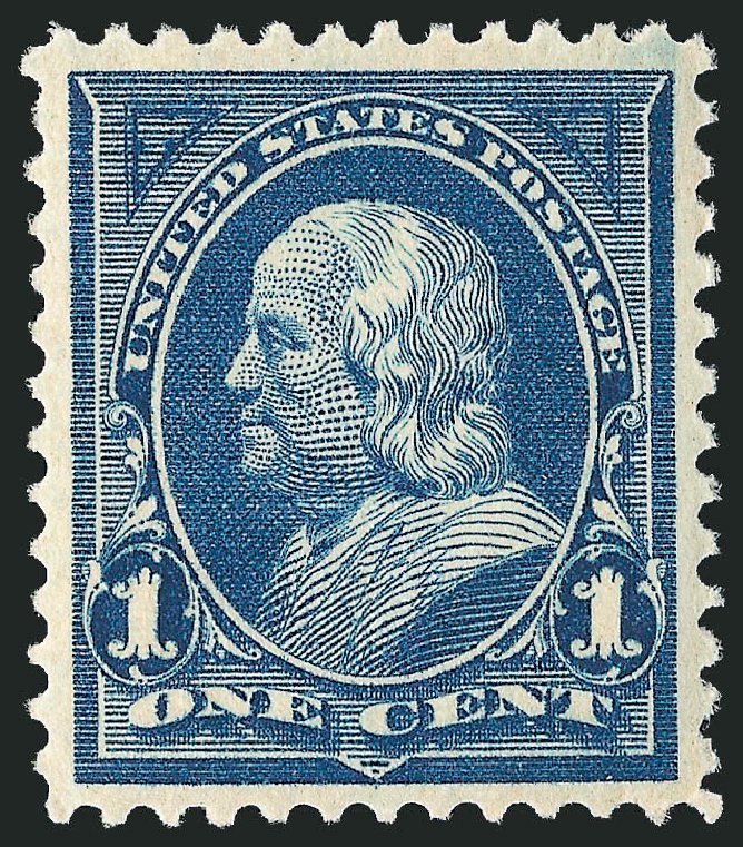 US Stamps Value Scott 264 - 1c 1895 Franklin. Robert Siegel Auction Galleries, Dec 2008, Sale 967, Lot 4433