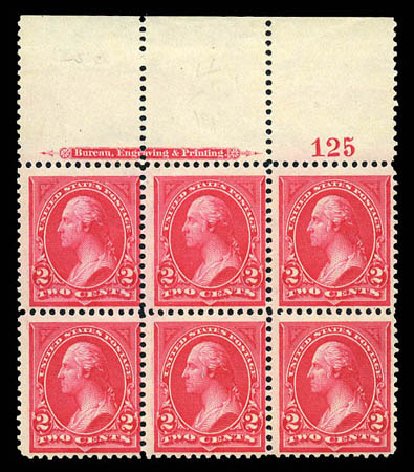 Prices of US Stamps Scott Catalogue # 265: 1895 2c Washington. Matthew Bennett International, Mar 2012, Sale 344, Lot 4449