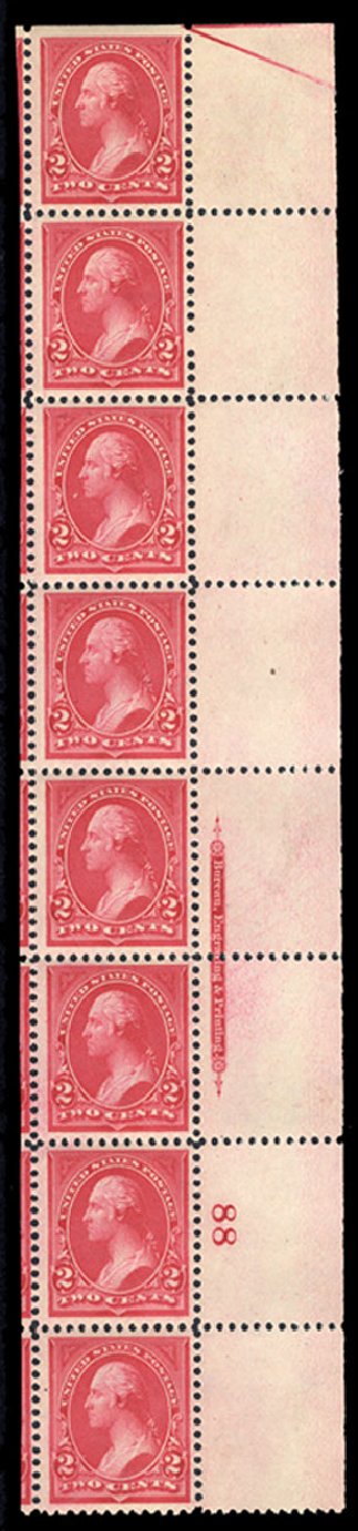 Prices of US Stamps Scott Catalogue #265 - 1895 2c Washington. Cherrystone Auctions, May 2008, Sale 200805, Lot 210