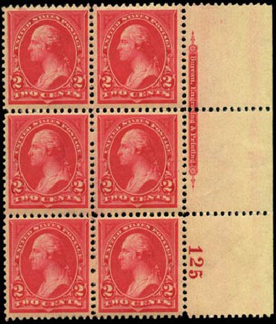 Price of US Stamps Scott #265 - 2c 1895 Washington. Harmer-Schau Auction Galleries, Feb 2012, Sale 92, Lot 1033