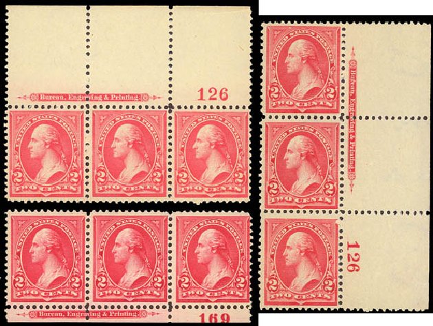 Value of US Stamp Scott Cat. 266 - 1895 2c Washington. Daniel Kelleher Auctions, Aug 2012, Sale 631, Lot 972