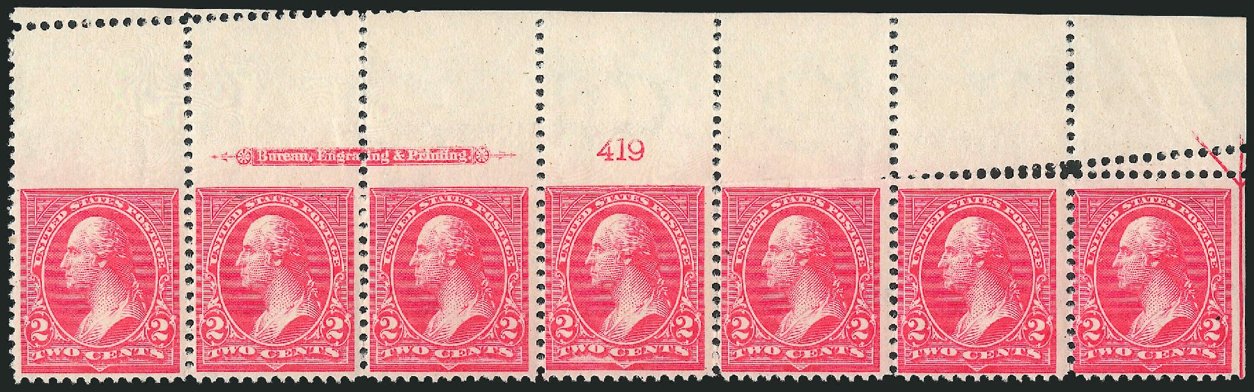 US Stamp Prices Scott Catalogue 267 - 1895 2c Washington. Robert Siegel Auction Galleries, Dec 2009, Sale 977, Lot 387