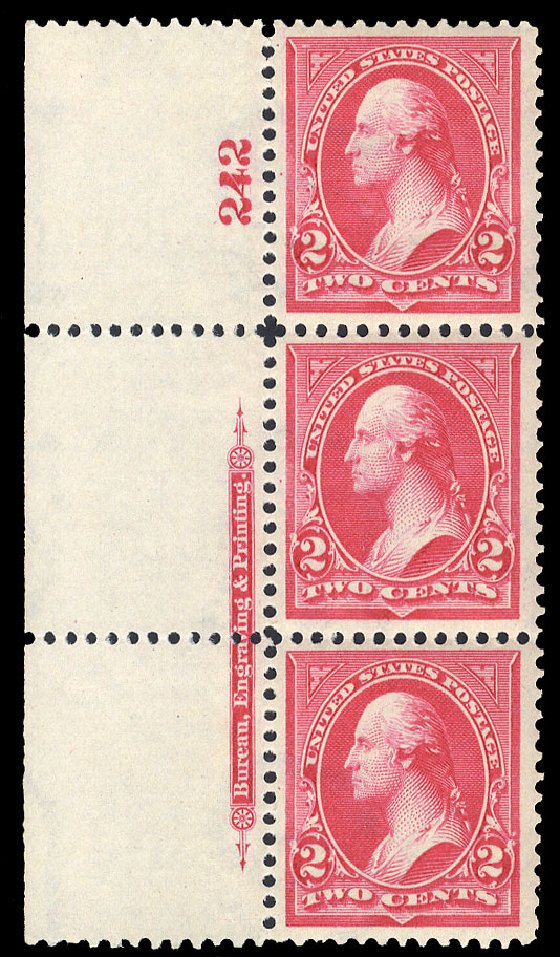 Values of US Stamps Scott #267 - 2c 1895 Washington. Cherrystone Auctions, Apr 2009, Sale 200904, Lot 48