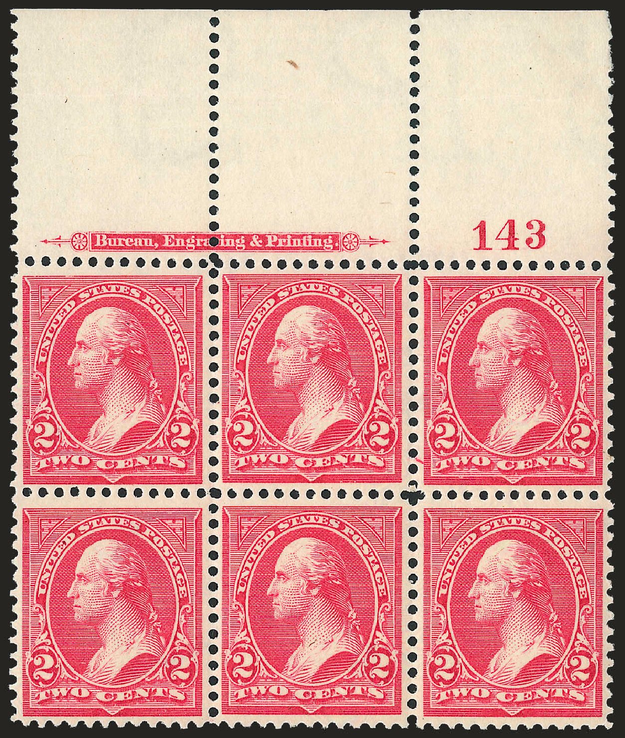 Price of US Stamps Scott Catalog # 267 - 1895 2c Washington. Robert Siegel Auction Galleries, Dec 2009, Sale 977, Lot 390