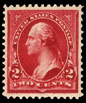 US Stamps Values Scott #267 - 1895 2c Washington. Cherrystone Auctions, Jun 2009, Sale 200906, Lot 123