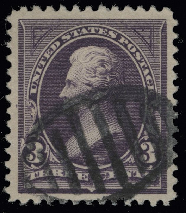 US Stamps Value Scott Catalogue #268: 3c 1895 Jackson. Spink Shreves Galleries, Aug 2013, Sale 144, Lot 187
