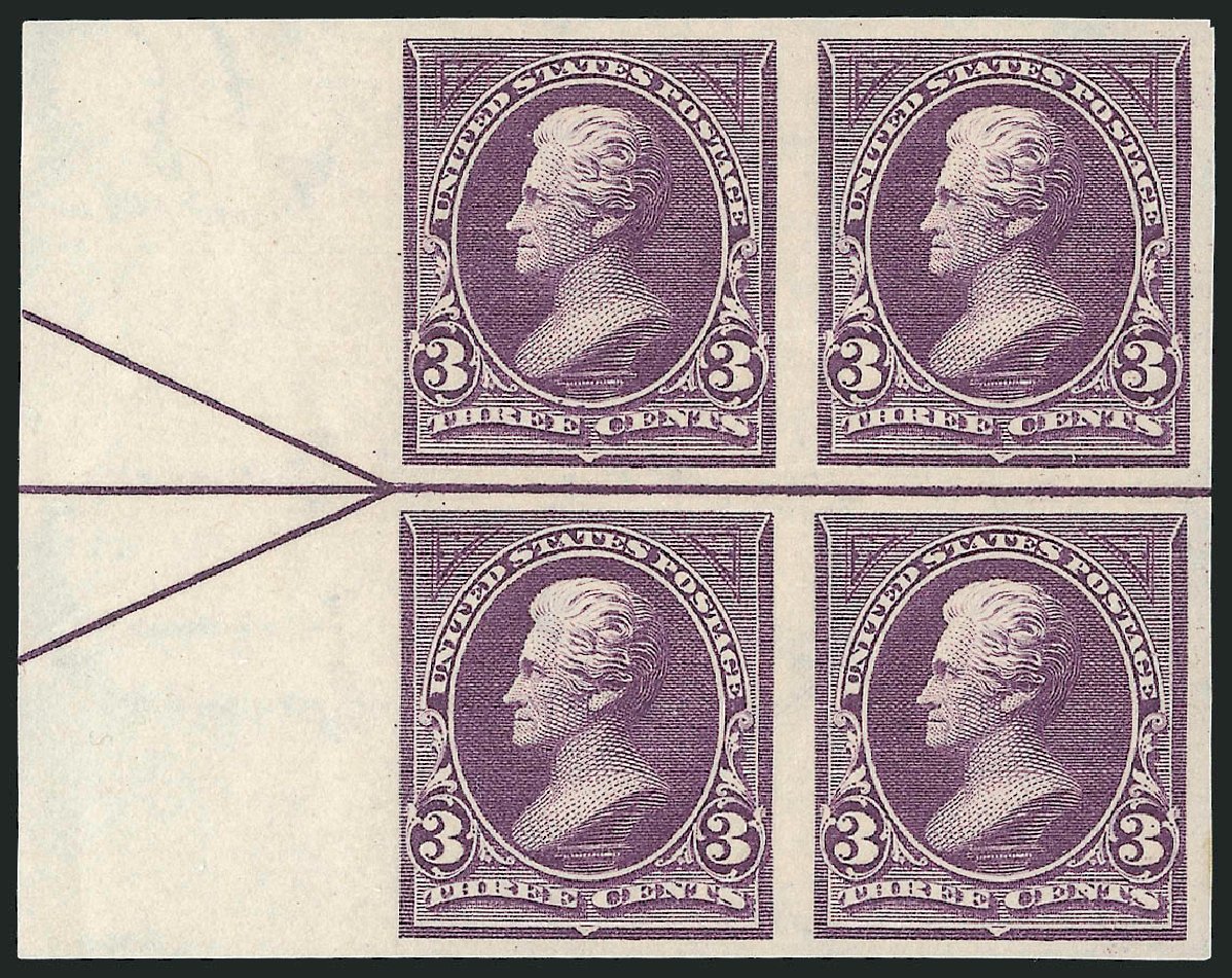 Prices of US Stamp Scott Cat. #268 - 3c 1895 Jackson. Robert Siegel Auction Galleries, Dec 2009, Sale 977, Lot 504