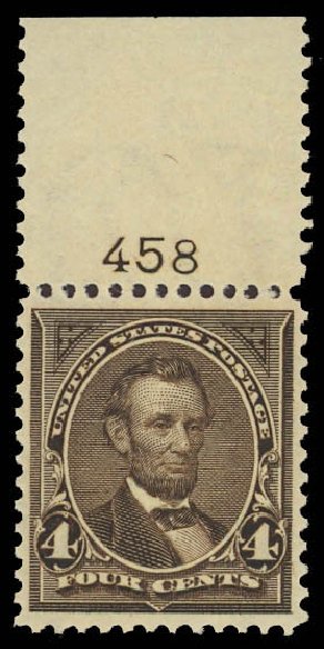 US Stamps Price Scott Catalogue #269 - 4c 1895 Lincoln. Daniel Kelleher Auctions, Jun 2012, Sale 630, Lot 1610