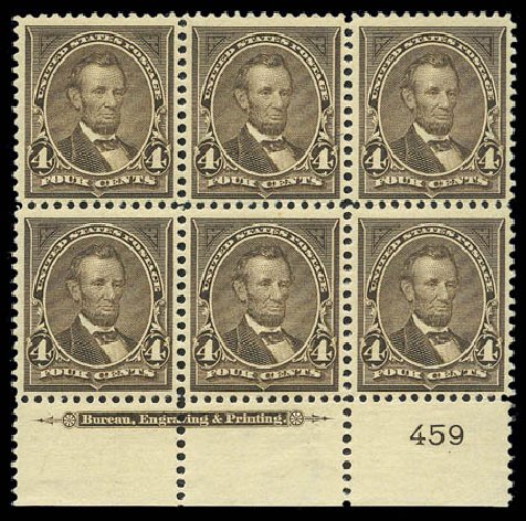 US Stamps Price Scott Catalogue # 269: 4c 1895 Lincoln. Matthew Bennett International, Sep 2010, Sale 331, Lot 641