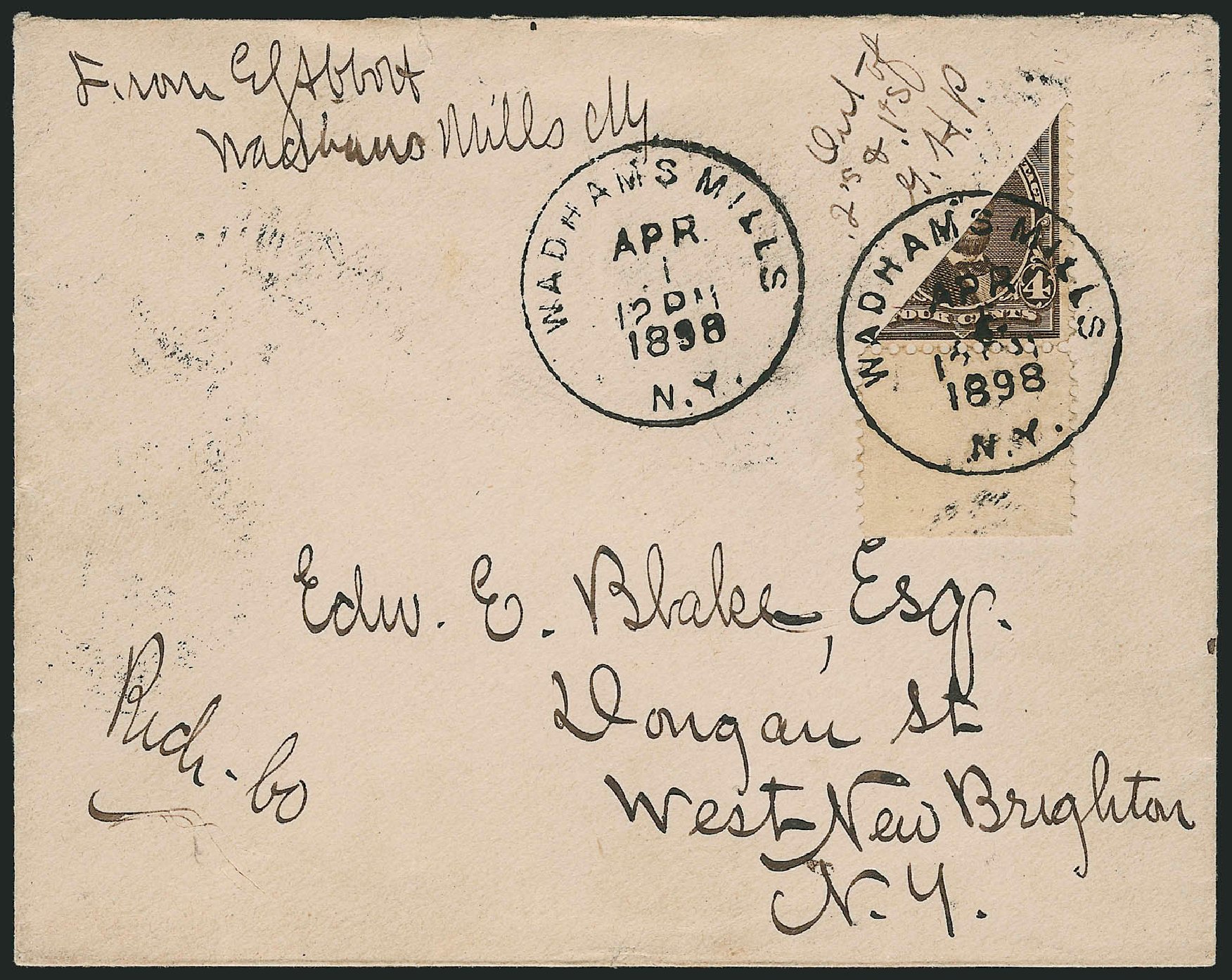 Price of US Stamp Scott Catalogue 269: 1895 4c Lincoln. Robert Siegel Auction Galleries, Dec 2009, Sale 977, Lot 554