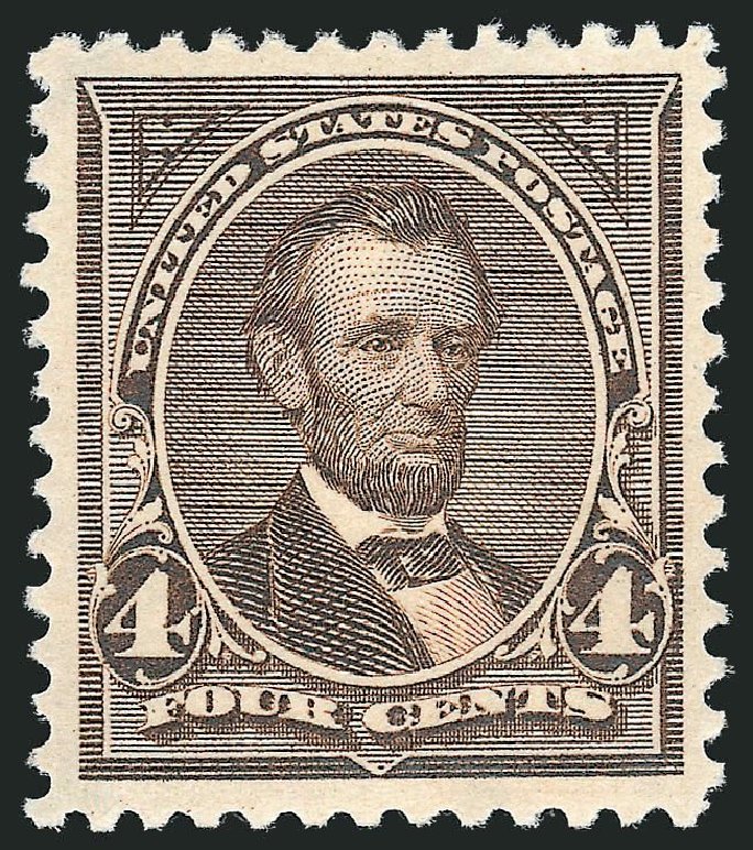 Price of US Stamp Scott Catalog # 269 - 1895 4c Lincoln. Robert Siegel Auction Galleries, May 2013, Sale 1044, Lot 215
