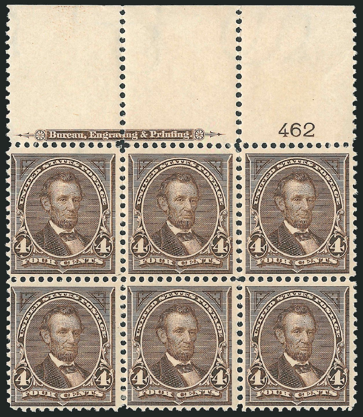 Price of US Stamps Scott #269: 4c 1895 Lincoln. Robert Siegel Auction Galleries, Dec 2009, Sale 977, Lot 395