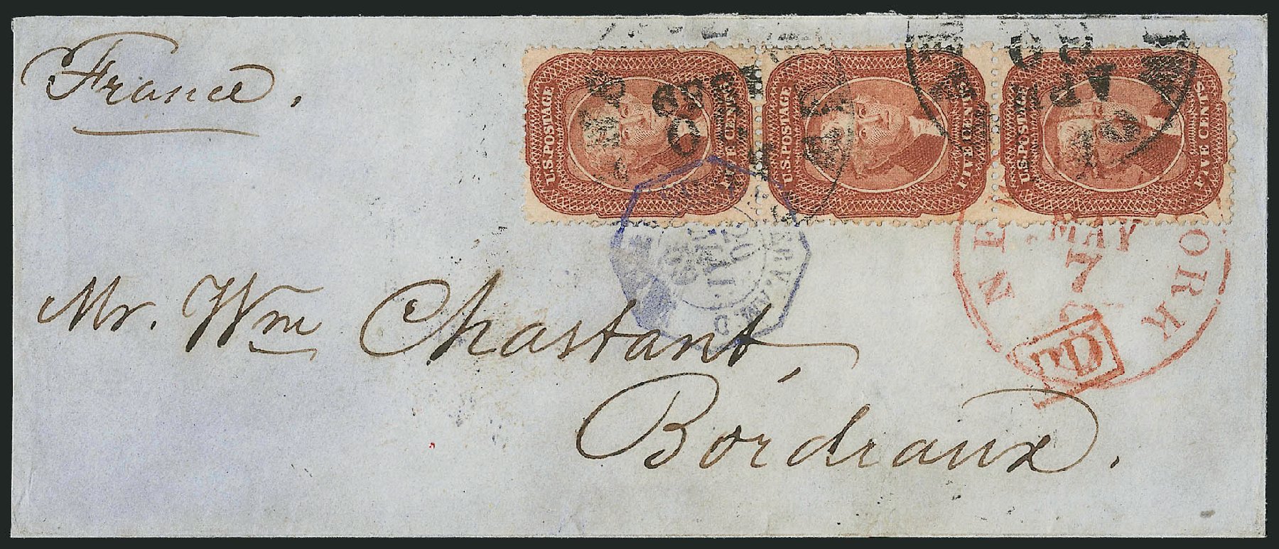 Costs of US Stamps Scott # 27 - 1858 5c Jefferson. Robert Siegel Auction Galleries, Sep 2010, Sale 993, Lot 363