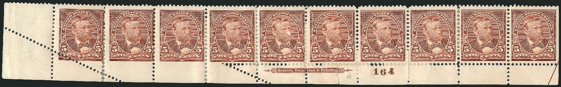 Prices of US Stamp Scott Catalogue #270: 5c 1895 Grant. Robert Siegel Auction Galleries, Dec 2009, Sale 977, Lot 398