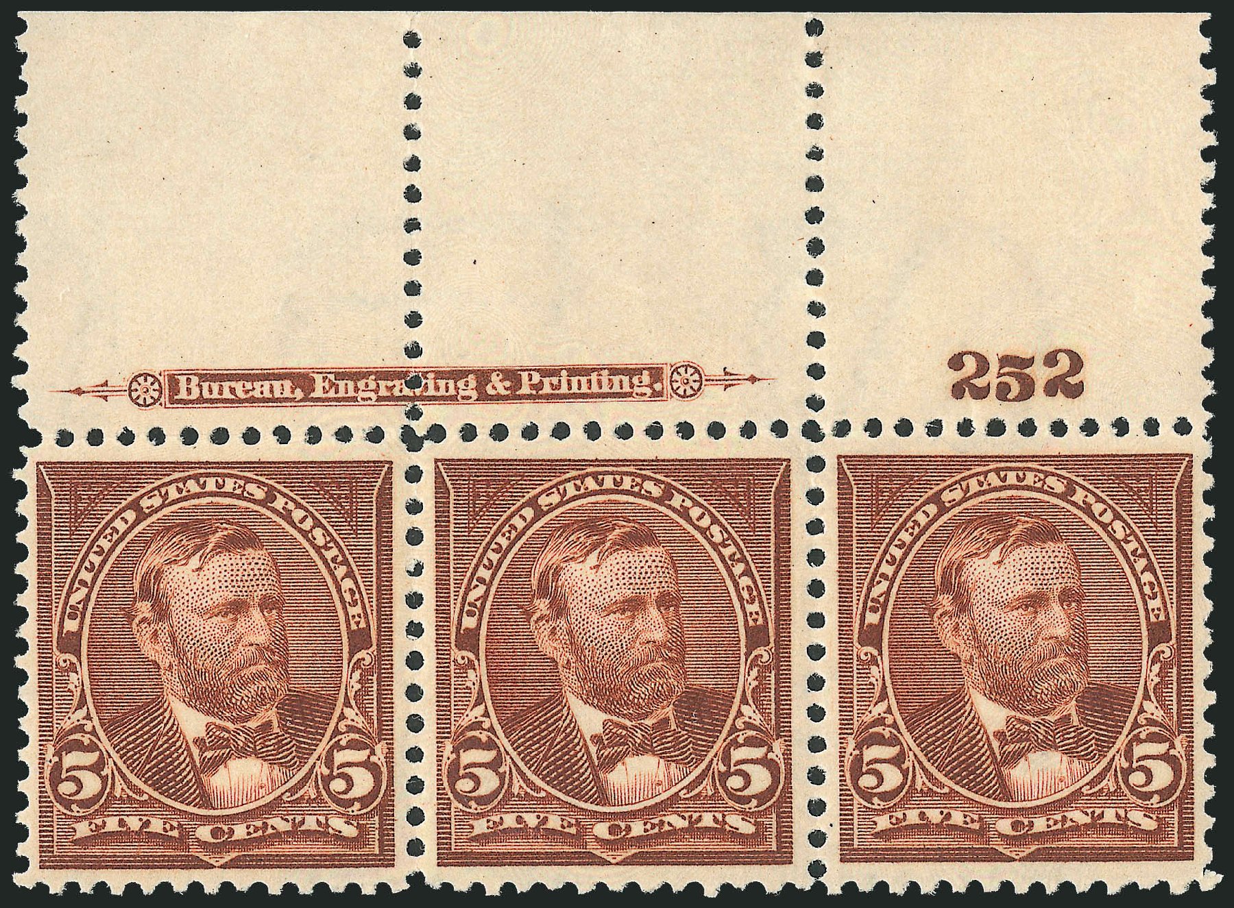 Cost of US Stamp Scott Cat. #270 - 5c 1895 Grant. Robert Siegel Auction Galleries, Dec 2011, Sale 1017, Lot 674