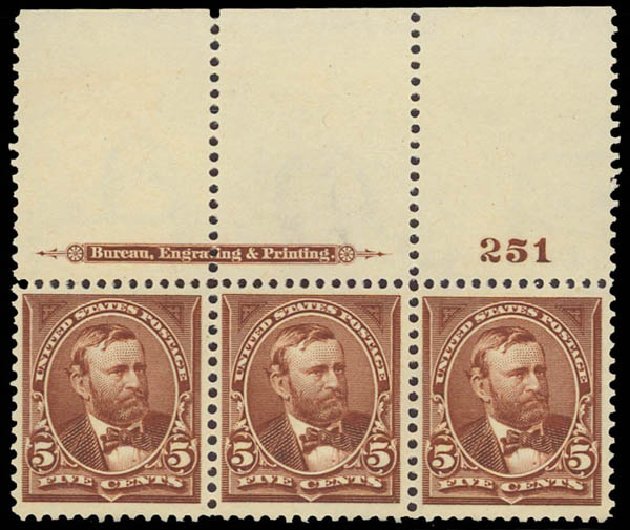 Prices of US Stamp Scott Catalog # 270 - 5c 1895 Grant. Daniel Kelleher Auctions, Jun 2012, Sale 630, Lot 1615