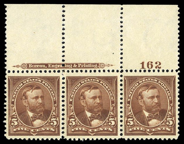 Cost of US Stamps Scott Catalog #270 - 1895 5c Grant. Matthew Bennett International, Sep 2012, Sale 346, Lot 762