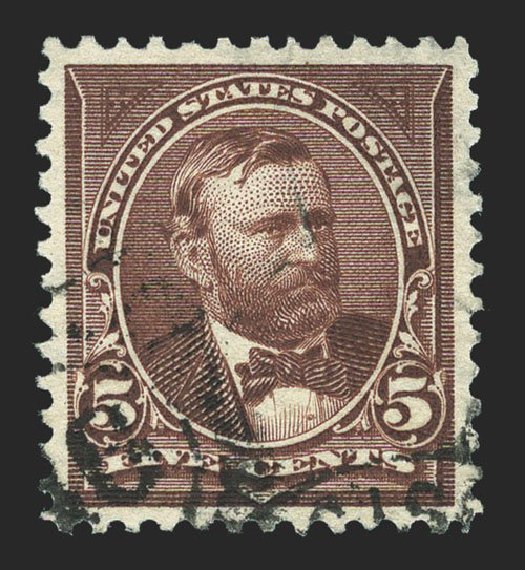 Costs of US Stamp Scott Catalog 270: 1895 5c Grant. Spink Shreves Galleries, Mar 2013, Sale 142, Lot 263