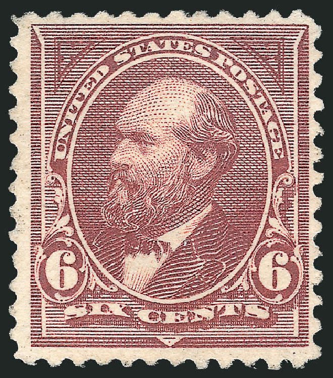 US Stamps Values Scott Catalog 271: 6c 1895 Garfield. Robert Siegel Auction Galleries, Mar 2011, Sale 1007, Lot 2514