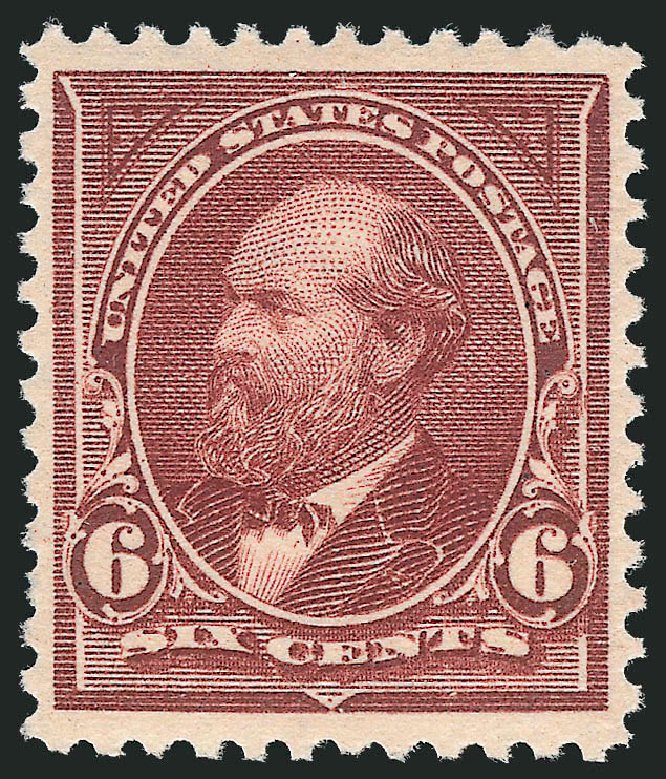 Values of US Stamp Scott Catalogue 271 - 6c 1895 Garfield. Robert Siegel Auction Galleries, Dec 2013, Sale 1062, Lot 454