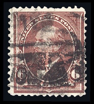 Cost of US Stamps Scott #271 - 1895 6c Garfield. Cherrystone Auctions, Nov 2013, Sale 201311, Lot 42