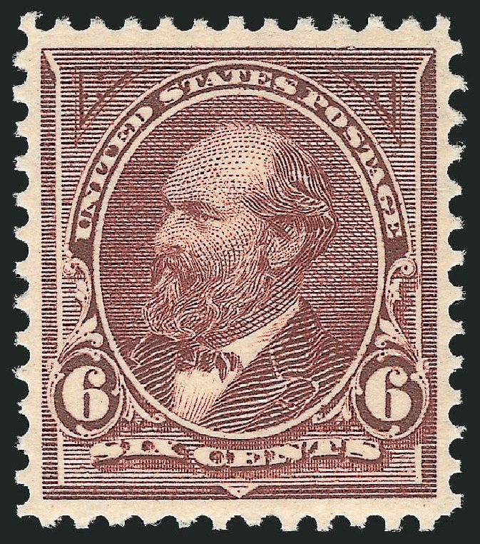 US Stamps Price Scott #271 - 1895 6c Garfield. Robert Siegel Auction Galleries, Jul 2013, Sale 1050, Lot 402