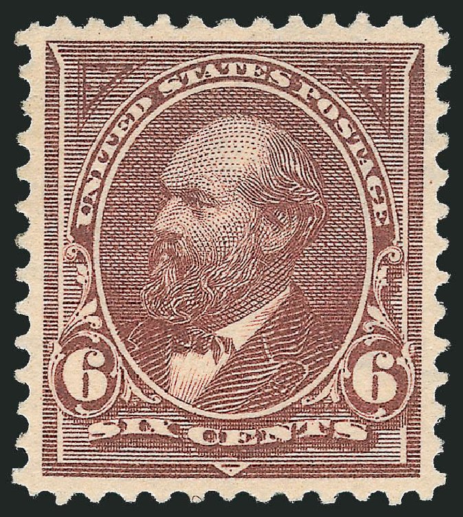 Costs of US Stamps Scott Cat. # 271: 6c 1895 Garfield. Robert Siegel Auction Galleries, Nov 2012, Sale 1034, Lot 253