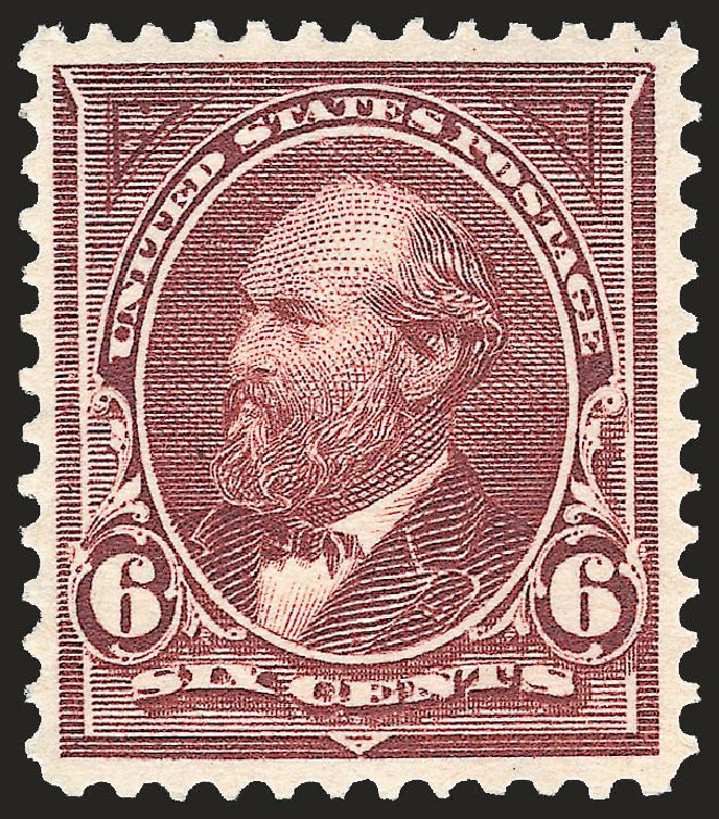 US Stamps Value Scott Cat. # 271: 6c 1895 Garfield. Robert Siegel Auction Galleries, Sep 2008, Sale 962, Lot 2553