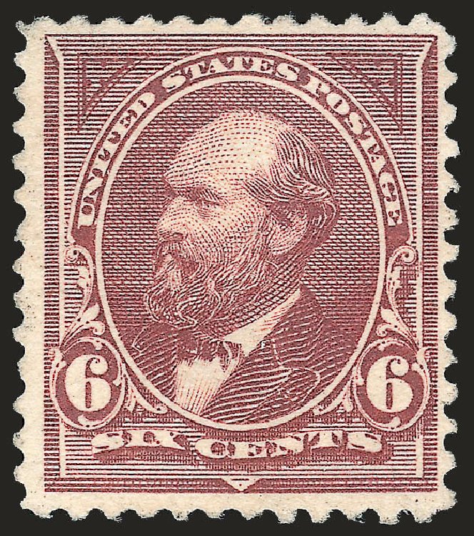 Costs of US Stamp Scott Cat. 271: 1895 6c Garfield. Robert Siegel Auction Galleries, Dec 2009, Sale 977, Lot 403