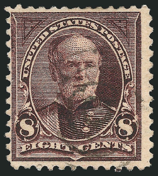 US Stamp Value Scott Cat. #272 - 8c 1895 Sherman. Robert Siegel Auction Galleries, Oct 2011, Sale 1014, Lot 1607