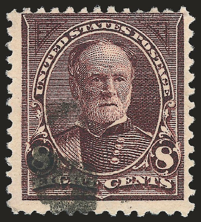 US Stamps Value Scott Catalog 272: 1895 8c Sherman. Robert Siegel Auction Galleries, Apr 2010, Sale 984, Lot 668