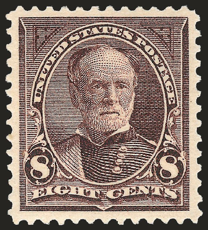Prices of US Stamps Scott Cat. 272: 8c 1895 Sherman. Robert Siegel Auction Galleries, Jun 2010, Sale 992, Lot 2358