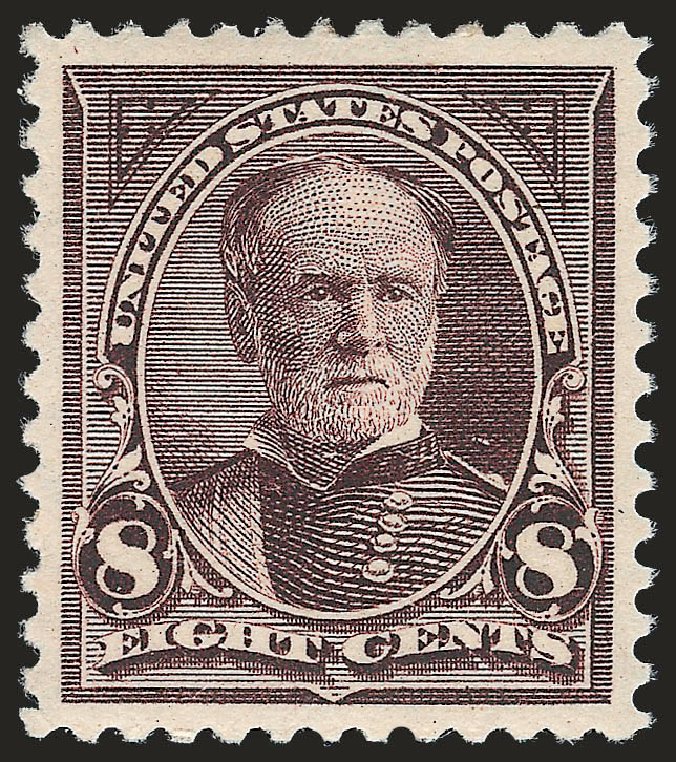 Price of US Stamps Scott Cat. #272 - 8c 1895 Sherman. Robert Siegel Auction Galleries, Sep 2009, Sale 976, Lot 1769