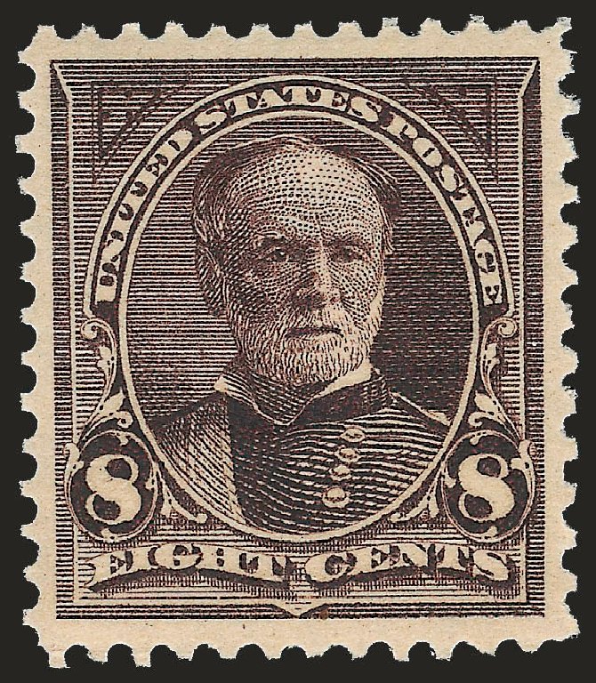 Prices of US Stamps Scott Cat. # 272 - 8c 1895 Sherman. Robert Siegel Auction Galleries, Jun 2010, Sale 992, Lot 2359