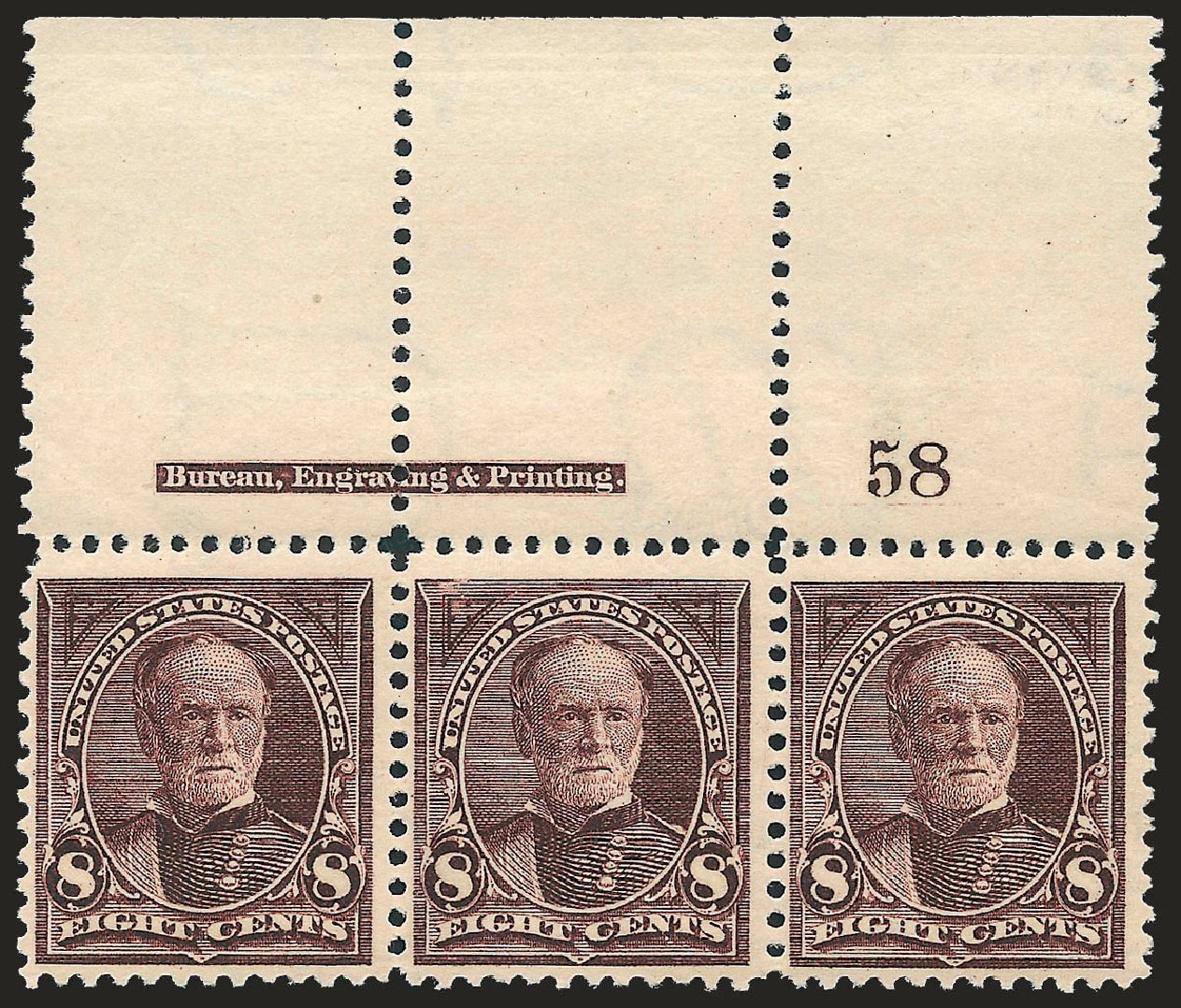 US Stamps Price Scott Cat. #272: 8c 1895 Sherman. Robert Siegel Auction Galleries, Dec 2009, Sale 977, Lot 411